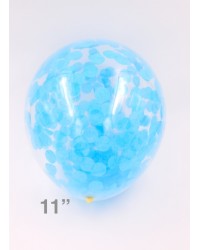 Confetti Balloon - Baby Blue